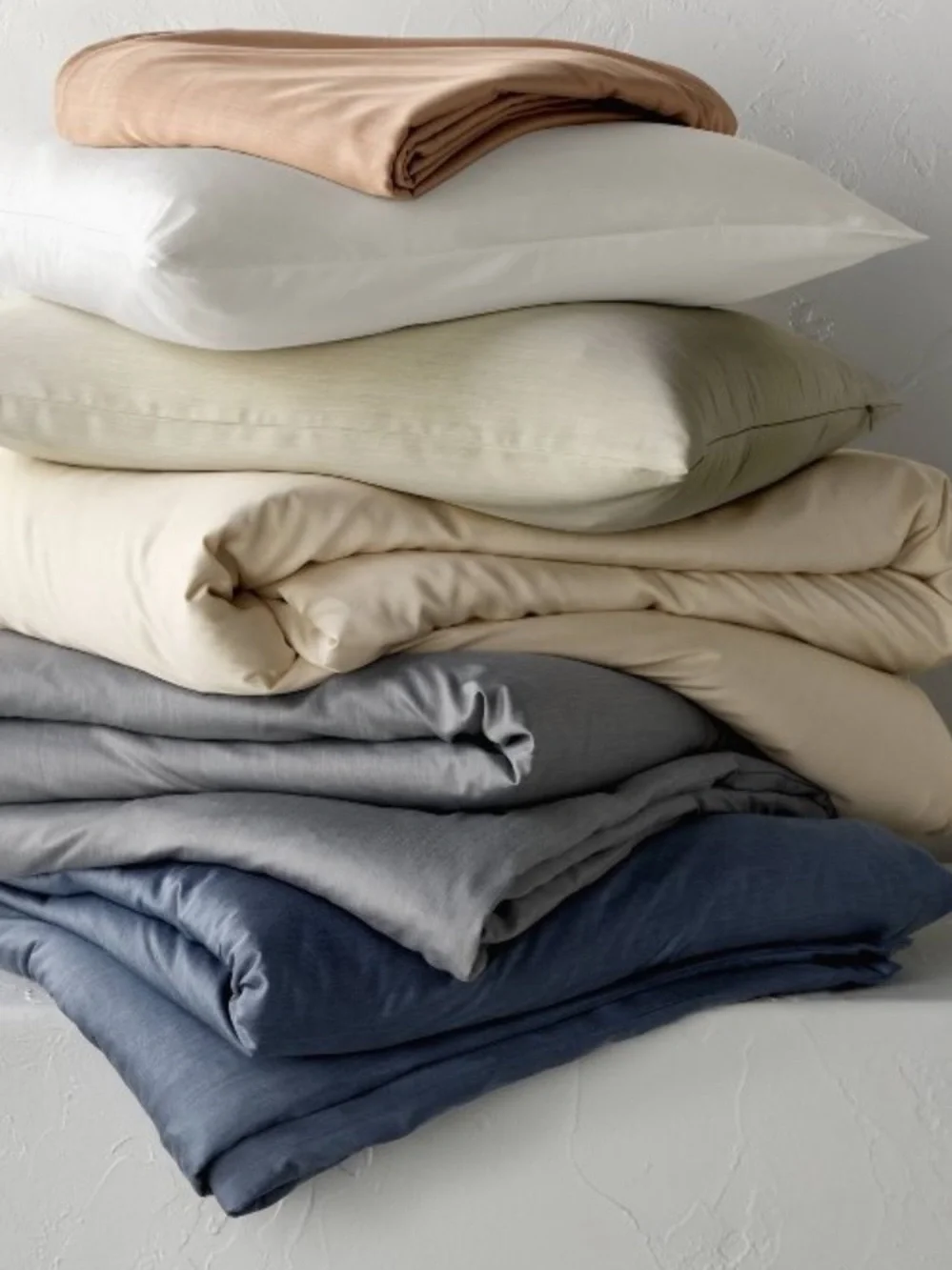 Casaluna King Rayon from Bamboo Duvet & Sham Set, Light Adobe Clay